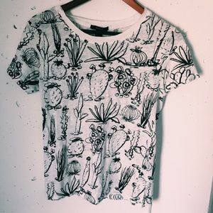 cactus print shirt